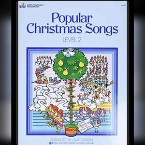 Popular Christmas Songs collection Bastien Piano level 2